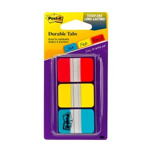 Post-It 36 Pack Durable Tabs